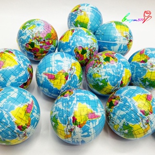 【Ag】ลูกบอลยูรีเทน รูปลูกโลก ไร้กลิ่น ของเล่นบรรเทาความเครียด สําหรับปาร์ตี้