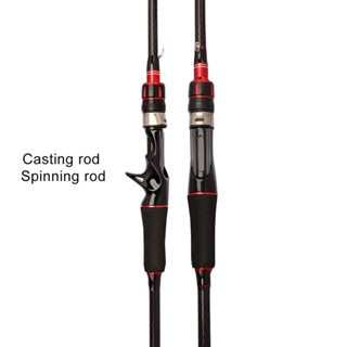Daiwa คันเบ็ด1.65เมตร1.8เมตร2.1เมตรคาร์บอนปั่นหล่อคันเบ็ดล่อขั้วโลกชิ้นปลาคาร์พตกปลาน้ำจืดน้ำเค็มอุปกรณ์