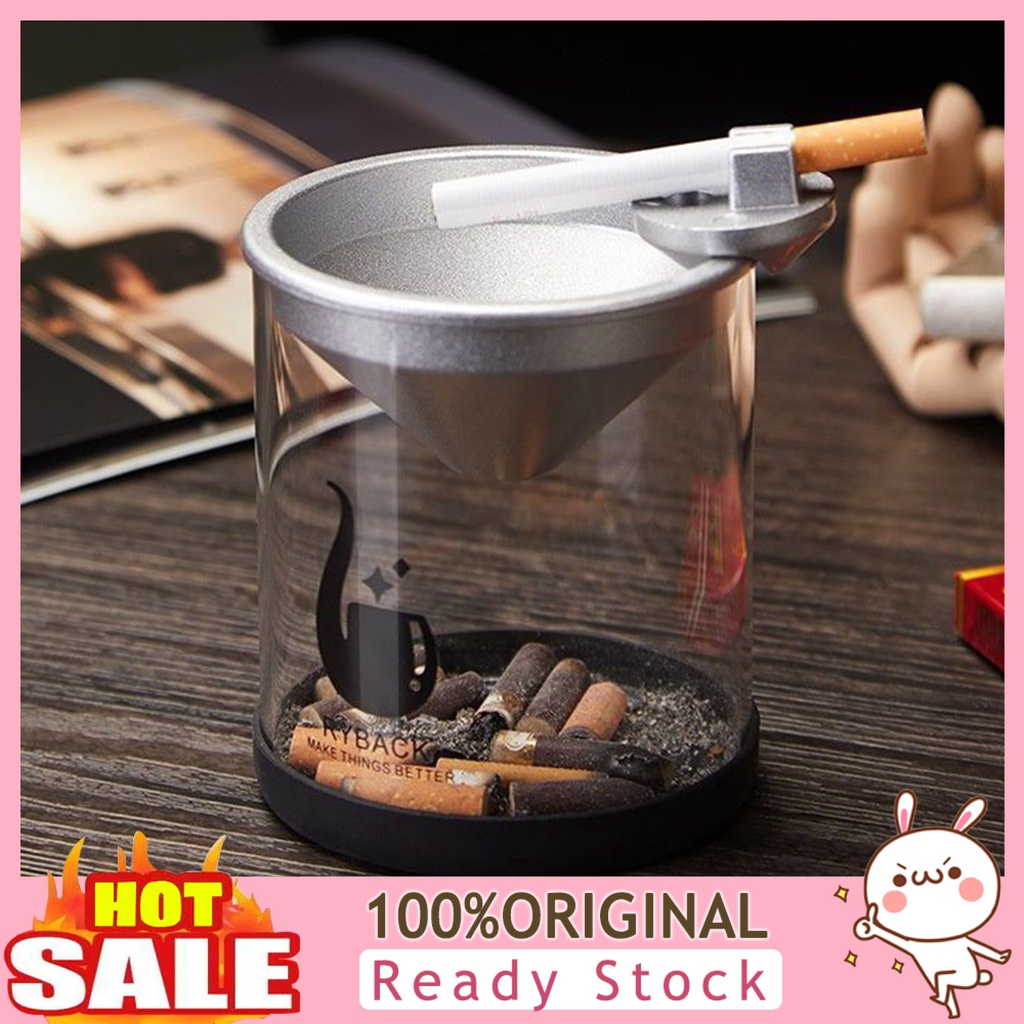 b-398-detachable-ash-tray-with-lid-aluminum-alloy-body-for-office