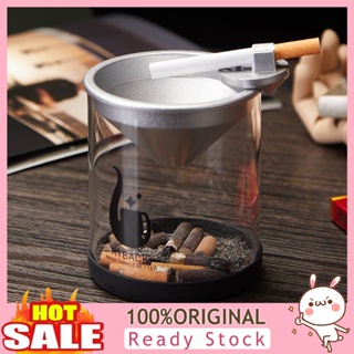 [B_398] Detachable Ash Tray with Lid Aluminum Alloy Body for Office