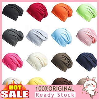 [B_398] Unisex Winter Casual Knitted Solid Color Sports Slouch Hat Baggy Beanie Cap
