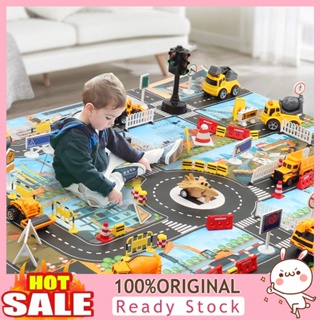 [B_398]  Game Mat Identify Ability Vivid Urban Construction Engineering Small Map Toy for Kids