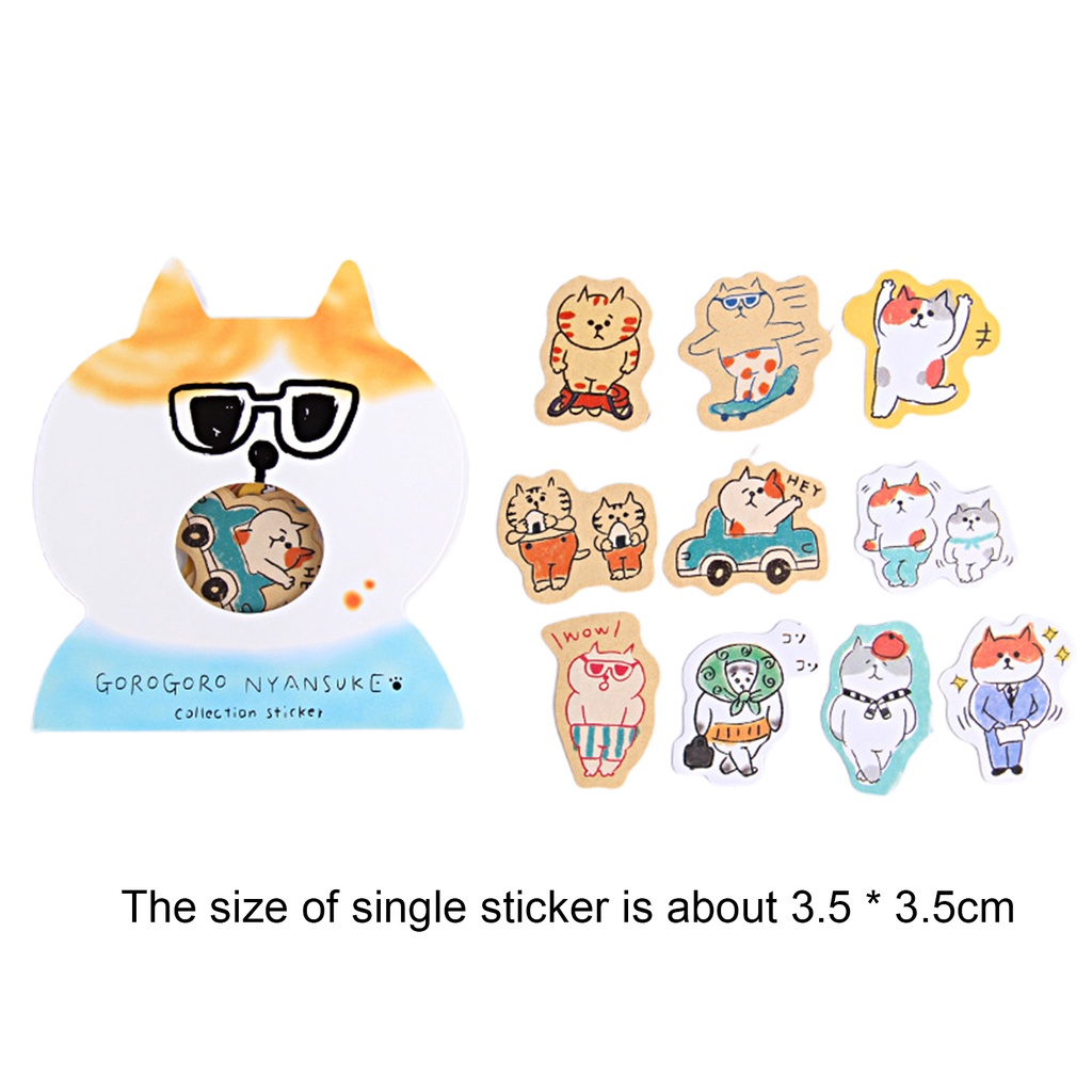 b-398-30pcs-adorable-attractive-creative-cats-elements-suitcase-stickers-for-hand-account