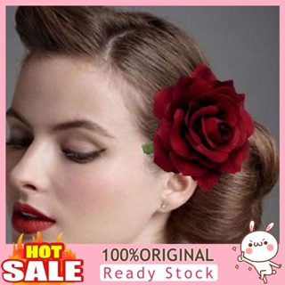 [B_398] 1Pc Hair Clip Reusable Flower Shape Metal Flower Hair Clips for Dating