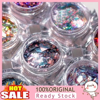 [B_398] 1 Box Nail Decoration Shapes High Shine Plastic Mixed Colorful Nail Glitter Sequins Manicure Jewelry Beauty Supplies
