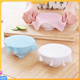 (Bakilili) Reusable Multi-functional Silicone Food Cover Food Fresh Keeping Wrap Seal Tool