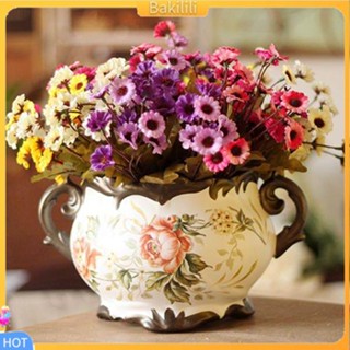 (Bakilili) ดอกเบญจมาศประดิษฐ์ ดอกเดซี่ 24 ดอก สําหรับตกแต่งบ้าน 1 ชิ้น