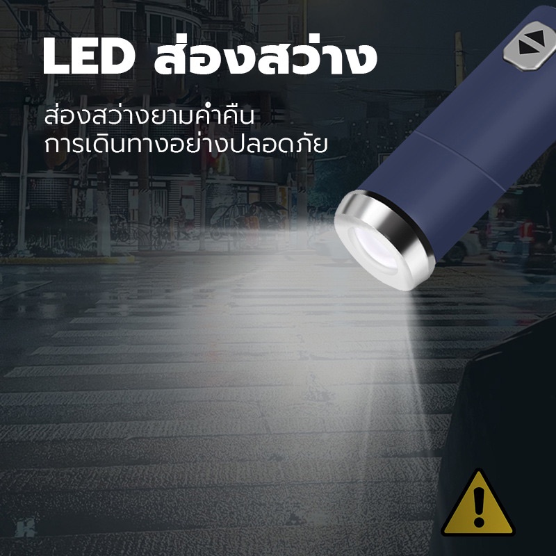 ร่มพร้อมไฟฉาย-ไฟฉาย-led-ร่ม-ร่มพับ-ร่มอัตโนมัติ-ร่มกันแดด-ร่มกันuv-ไฟฉายในตัว