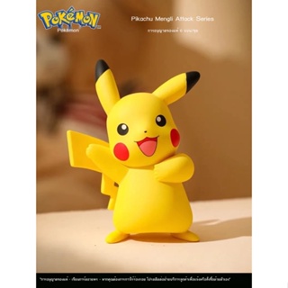 💞ขายใหญ่💞Pokémon Pokemon Power Attack Pikachu Hand-made Blind Box Ornament Model Trendy Play Birthday Gift