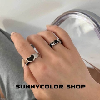 SUNNYCOLOR  แหวน แหวนแฟชั่น insลีลา ชีวิตประจําวัน การออกแบบแบรนด์ A98N1IV