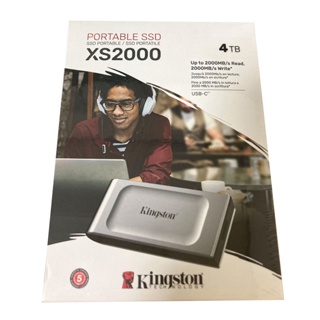 Kingston 4TB XS2000 USB Type-C External Portable SSD - 2000MB/s, SXS2000/4000G