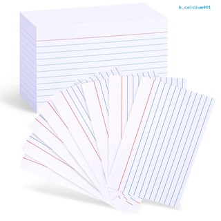 Calciwj 200 Sheets Small Thick Ruled Index Cards Hanging Hole Horizontal Inner Page Message