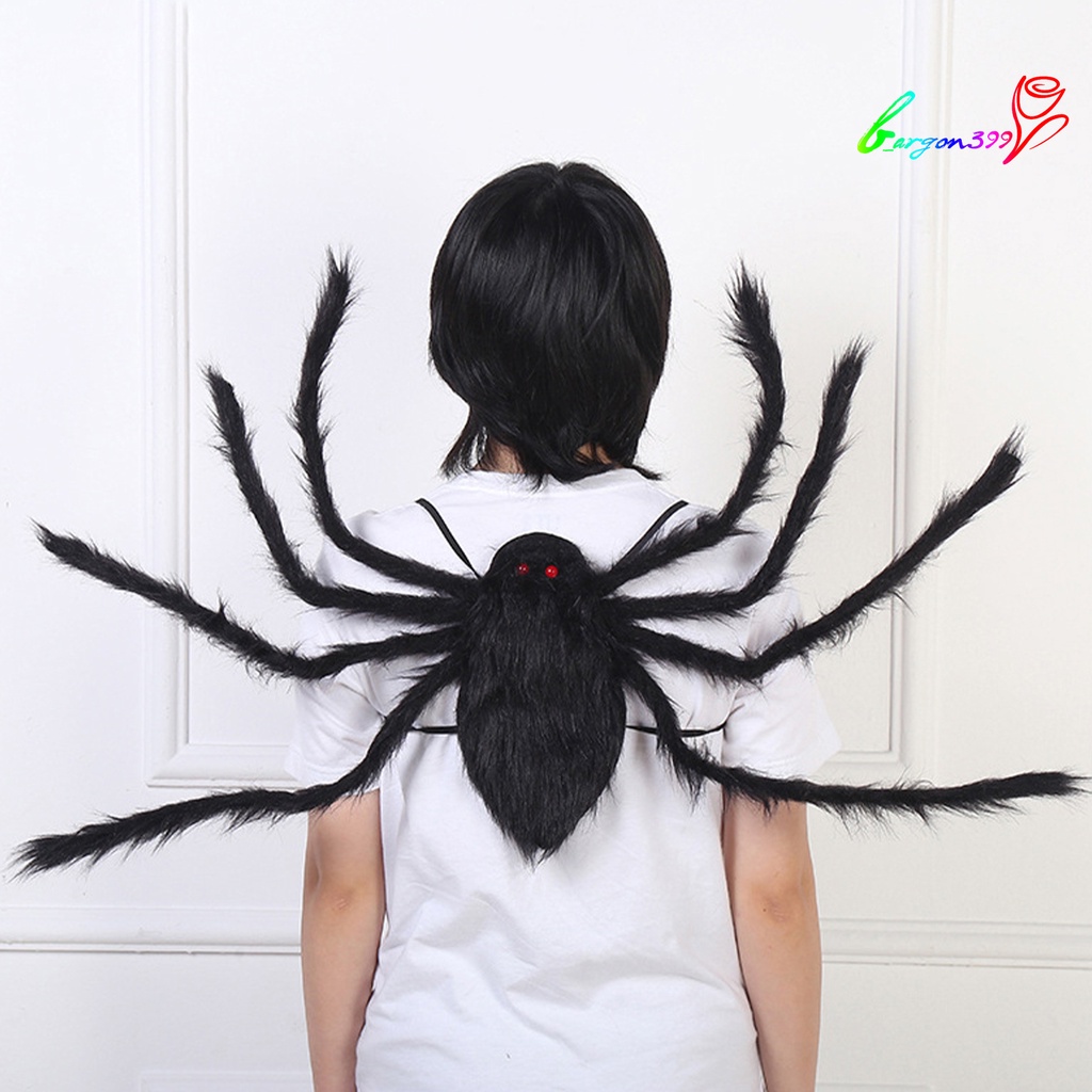 ag-candy-bags-realistic-looking-eye-catching-cloth-halloween-spider-shaped-backpack-for-home