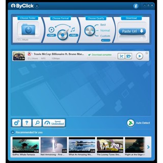 โปรแกรม By Click Downloader 2.3.38 โปรแกรมวิดีโอ Youtube แปลง Youtube เป็น mp3 / mp4 รองรับภาษาไทย