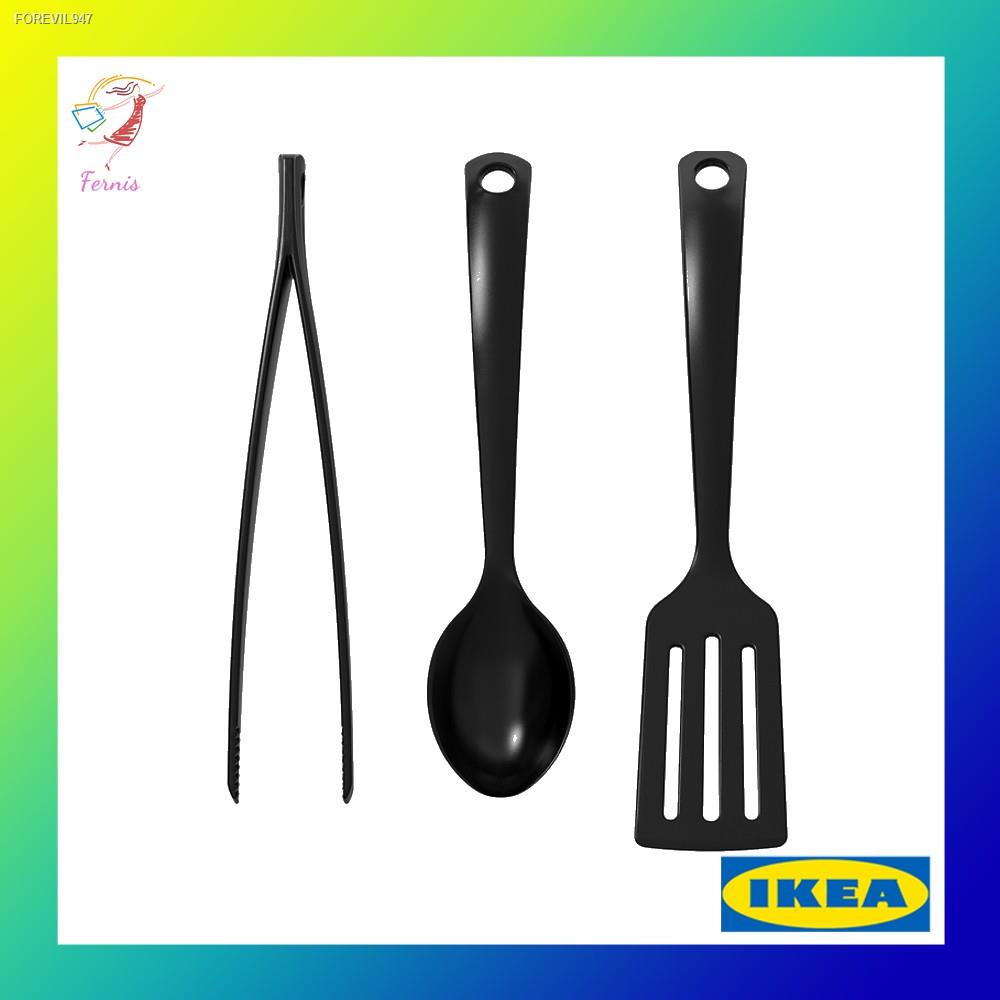 พร้อมสต็อก-ชุดอุปกรณ์ครัว-3-ชิ้น-ทนความร้อนสูง-กนาร์ป-อิเกีย-3pcs-kitchen-utensil-set-gnarp-ikea