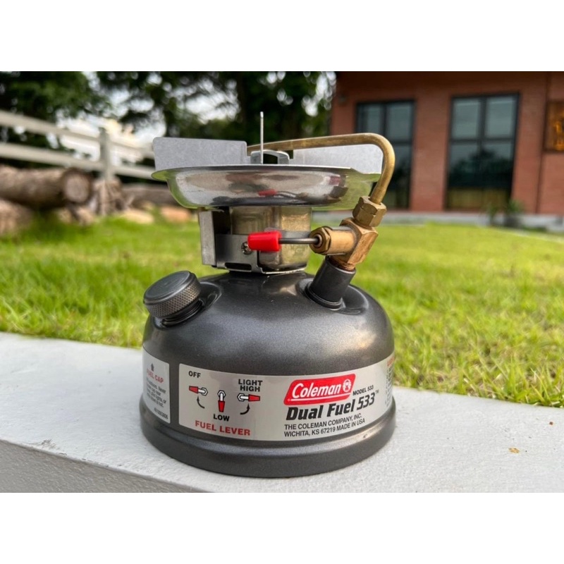 希少　Coleman コールマン アンレテッド533 シングルバーナー COLEMAN 533 1992.04 コールマンシングルバーナー533アンレデッドの