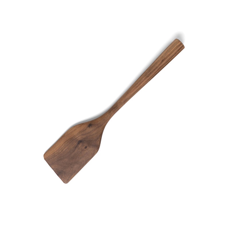 chefn-cooking-utensils-wood-scraper-walnut-osh-wood-ทัพพีไม้