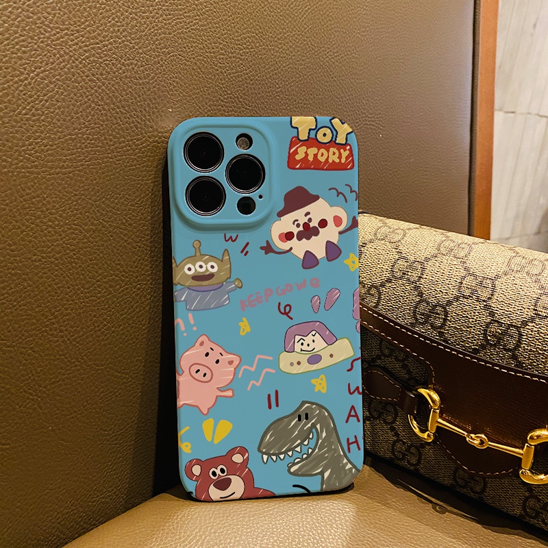 ฟิล์มแข็ง-เคส-iphone-14-pro-max-11-13-12-7plus-8-x-xs-max-แฟชั่น-สตรอเบอร์รี่-หมี-ไดโนเสาร์-เคสกันกระแทก