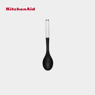 KitchenAid Nylon Basting Spoon - Onyx Black/ White ช้อนตักอาหารไนล่อน สีดำ