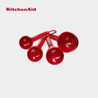 KitchenAid Plastic 4pc Measuring Cup Set - Empire Red เซตชถ้วยตวงพลาสติก 4 ชิ้น