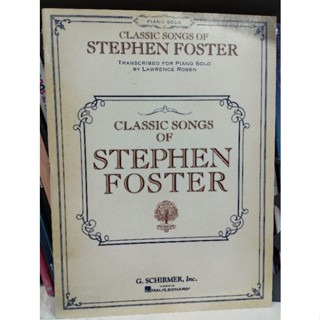 CLASSIC SONGS OF STEPHEN FOSTER - PIANO SOLO (HAL)073999828924