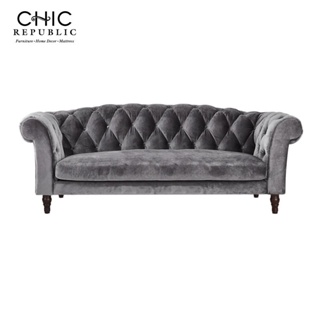 Chic Republic SALZBURG/3,โซฟา 3 ที่นั่ง  - สีเทา