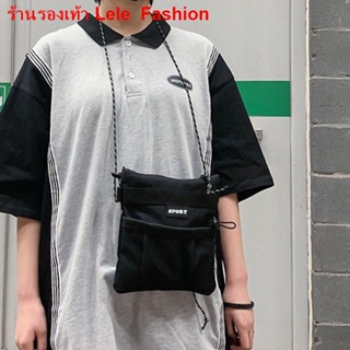 【กรุงเทพ】☸bag กระเป๋าผ้าสะพายข้างสายเชือก SPORT เวอร์ชั่นเกาหลี ผ้าใบ