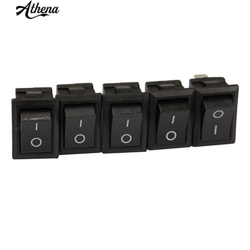 20pcs-6a-250v-สีดำ-off-on-เครื่องจ่ายน้ำรถเรือ-2pin-rocker-switches