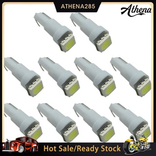 Athena หลอดไฟ T 5 5050 1 Smd Led Super Bright สําหรับรถยนต์ 10 ชิ้น