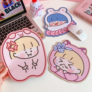 kawaii Mouse Pads Girls Antislip Cute Lovely Cartoon Desk Cup Mat Waterproof Office Home Decor