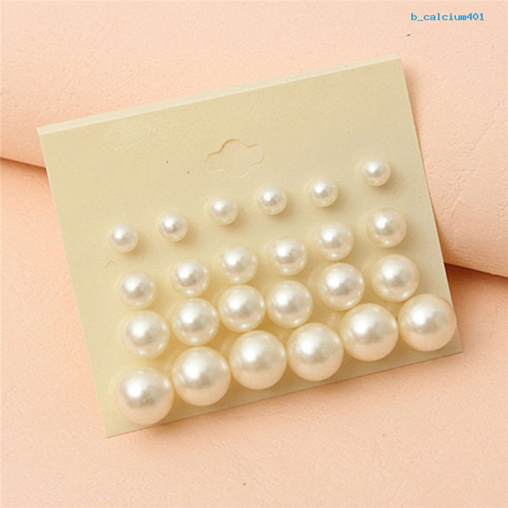 calciumsp-12-pairs-attractive-elegant-faux-pearl-all-match-ear-stud-for-party