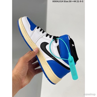 ◇❈[ปกติ] Travis Scott X Fragment Nike Air Jordan 1 AJ1 Low/Mid Multi Color Casual Top รองเท้าผ้าใบรองเท้าผ้าใบผู้ชาย