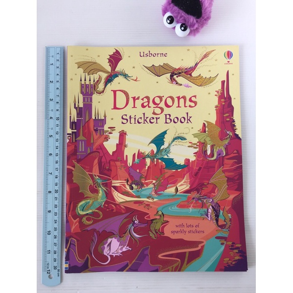 Dragons sticker book หนังสือภาษาอังกฤษ (มือสอง) ปกอ่อน Shopee Thailand