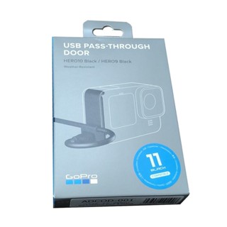 GoPro USB Pass-Through Door for HERO11/ HERO10 / HERO9 Black, ADCOD-001