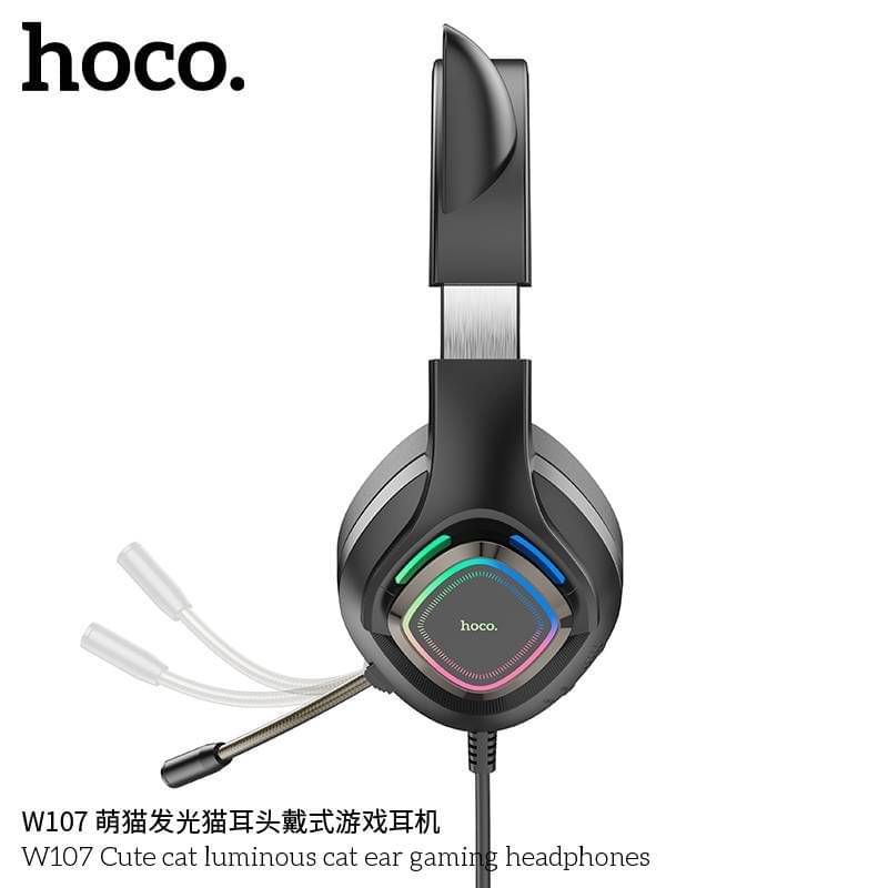 hoco-w107-หูฟัง-ครอบหูฟัง-สำหรับ-เล่นเกม-เปลี่ยน-สีได้-ใหม่ล่าสุด-แท้100