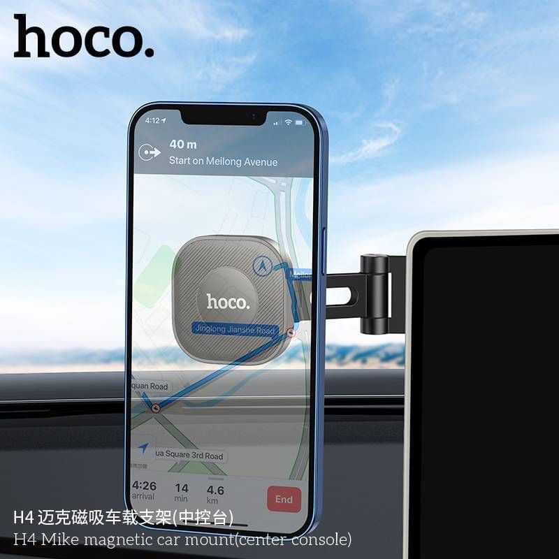 hoco-h4-ตัวยึดมือถือ-ในรถยนต์-แบบแม่เหล็ก-ใหม่ล่าสุด-แท้-100