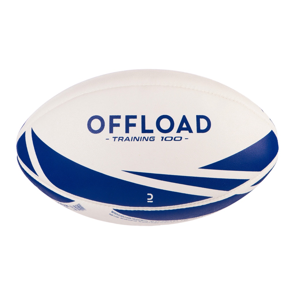 ราคาและรีวิวลูกรักบี้สำหรับฝึกซ้อมรุ่น R100 เบอร์ 5 (สีน้ำเงิน) RUGBY BALL R100 TRAINING S5 BLUE