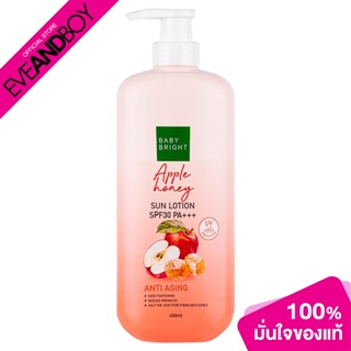 BABY BRIGHT - Apple Honey Sun Lotion SPF30 PA+++ y (450 ml.) โลชั่น