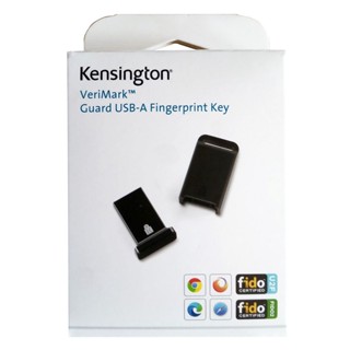 Kensington K64708WW VeriMark Guard USB-A Fingerprint Key - for Windows, macOS, iOS, Chrome OS