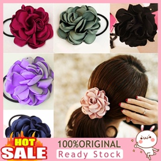 [B_398] Hair Band Rope Camellia Ponytail Holder Scrunchie Hairband Accessory
