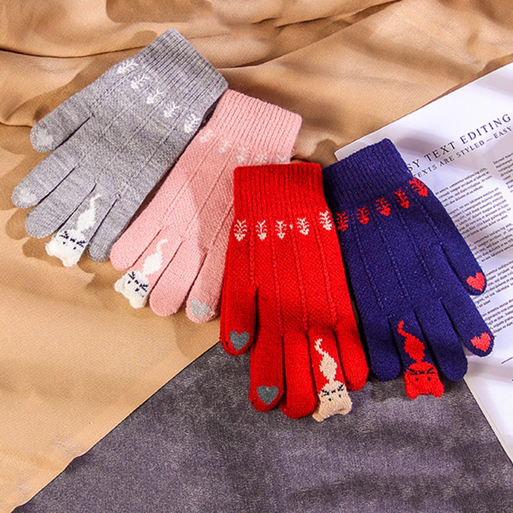 b-398-winter-women-cute-cartoon-touch-screen-gloves-finger-knitted-mittens