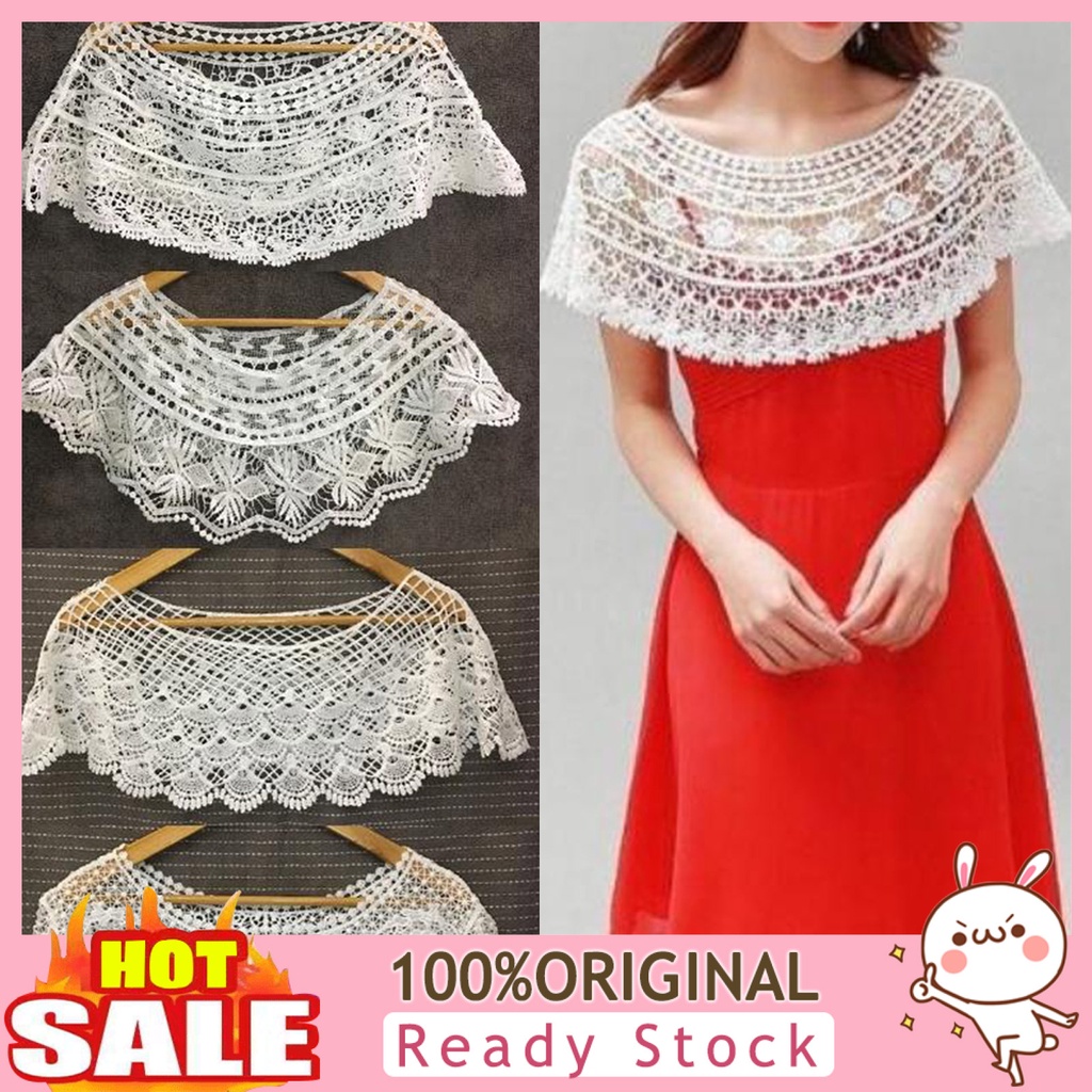 b-398-shell-pattern-tassels-decor-shawl-wrap-summer-hollow-crochet-lace-evening-cape-fashion-accessories