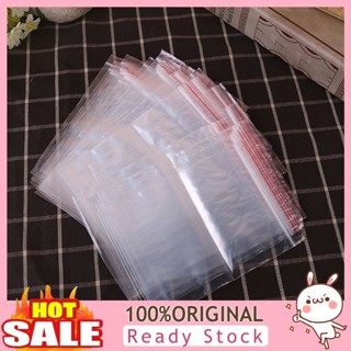 [B_398] 100Pcs Plastic Bags Storaged PE Reclosable Plastic for Jewelry