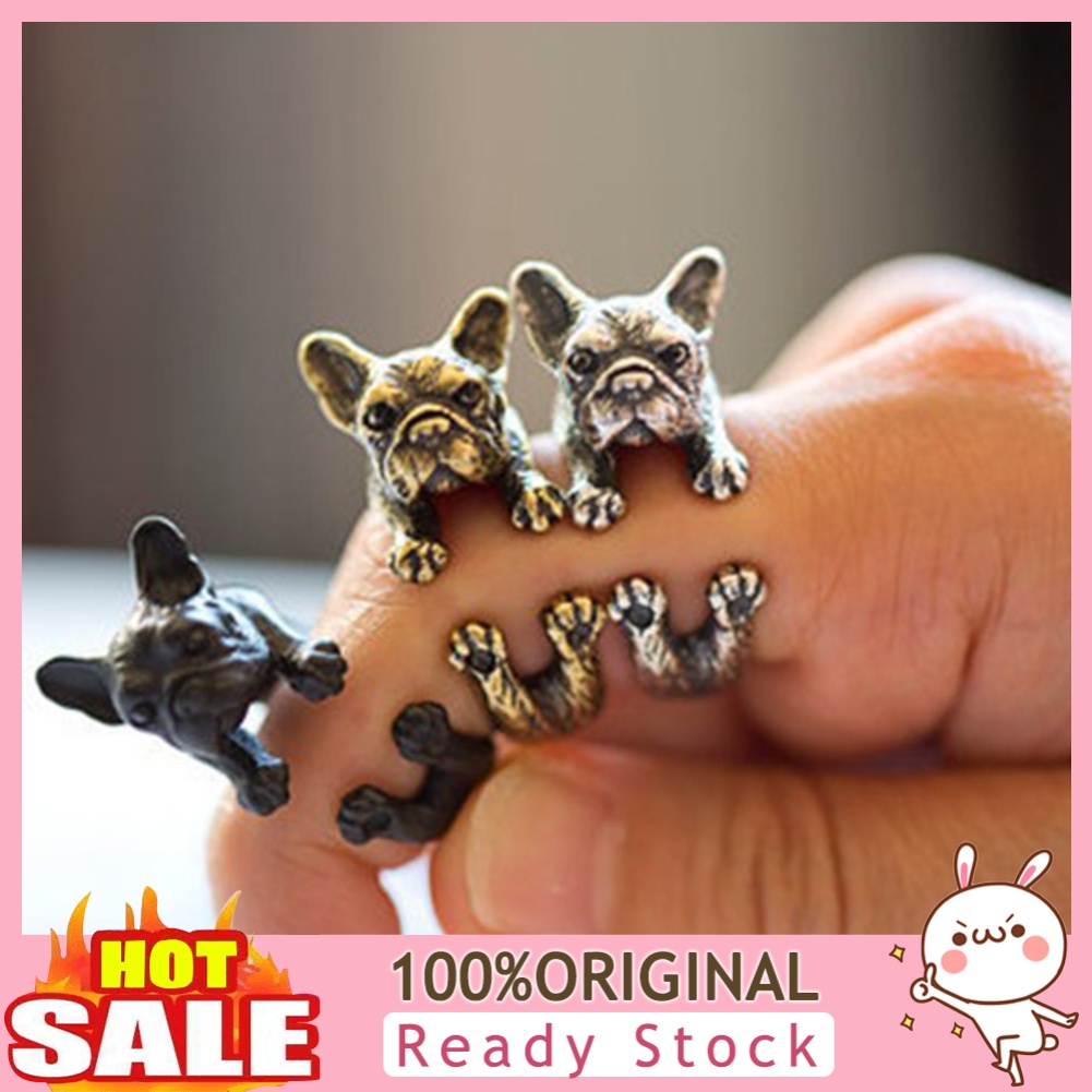 b-398-adjustable-retro-bulldog-openings-unisex-animal-pit-dog-punk-jewelry