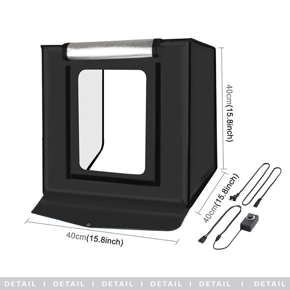 สตูดิโอถ่ายภาพ-กล่องถ่ายภาพ-แบบพกพา-กล่องสตูดิโอถ่ายรูปสินค้า-กล่องถ่ายภาพขนาดเล็ก-light-room-photo-studio