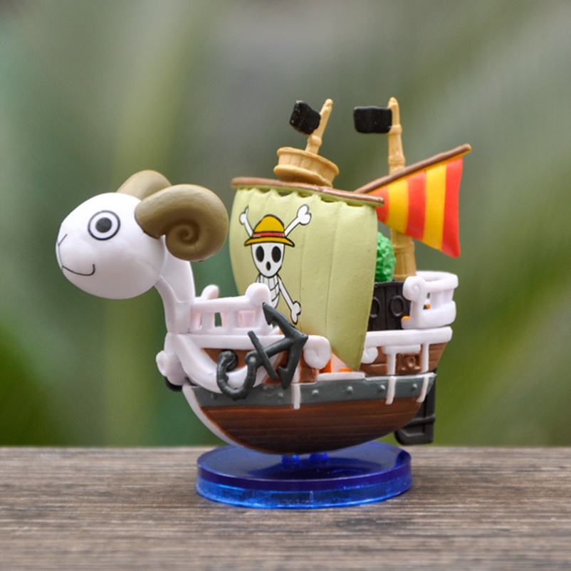 ขายใหญ่-โมเดลทำมือ-one-piece-เพื่อเล่นกับโมเดลเรือจิ๋วสุดน่ารักโดยรอบ-wanli-sunshine-meili-pirate-ship-blind-box