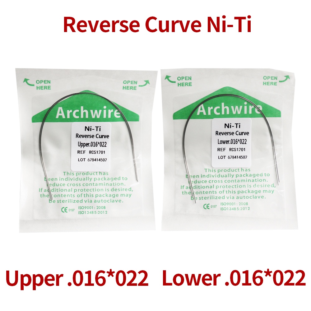 2Packs Reverse Curve NT Wire Green Packing (1Pack Upper+1Pack Lower ...