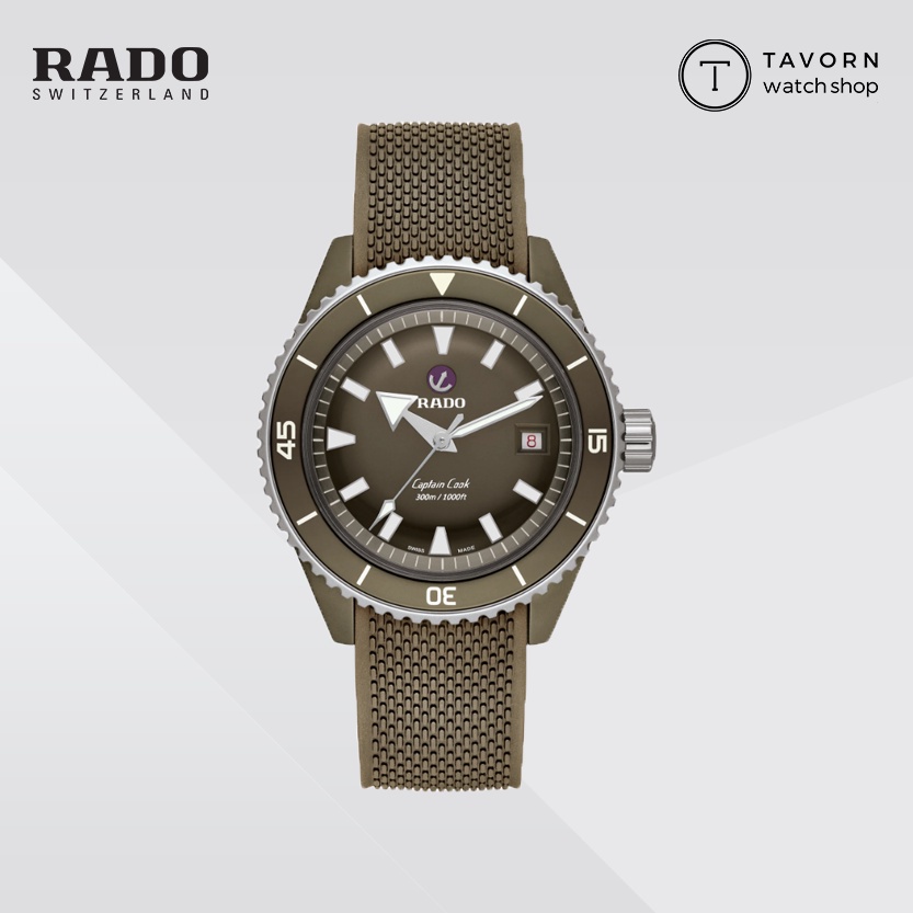 Rado Captain Cook high-tech ceramic diver r32130318 | Shopee Thailand