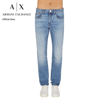 AX Armani Exchange กางเกงยีนส์ผู้ชาย รุ่น AX 6LZJ10 Z1PEZ1500 -  สีกรม