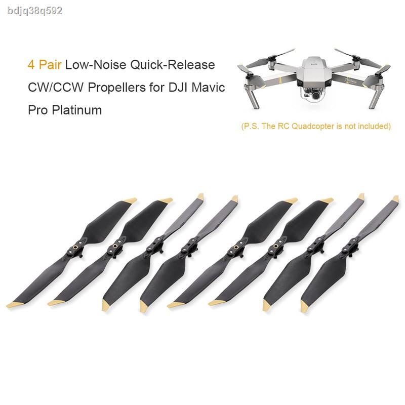 Partscollect – 4 Eliche A Sgancio Rapido 8331 Per DJI Mavic Pro Platinum – Basso Rumore